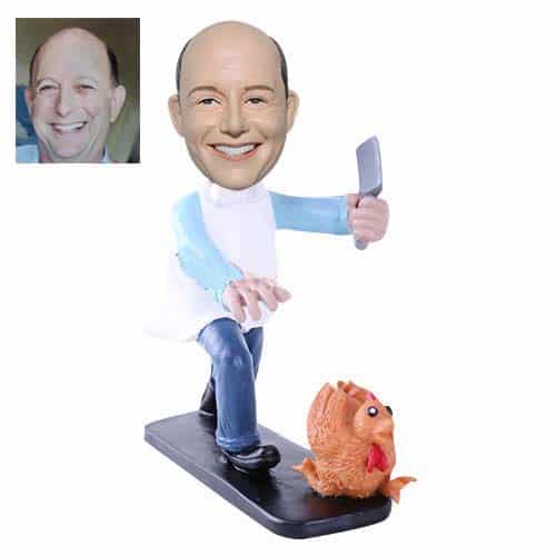 Custom bobbleheads with turkey