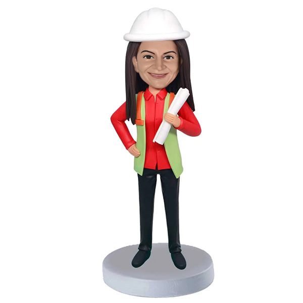 Best Female Engineer Architect Bobblehead