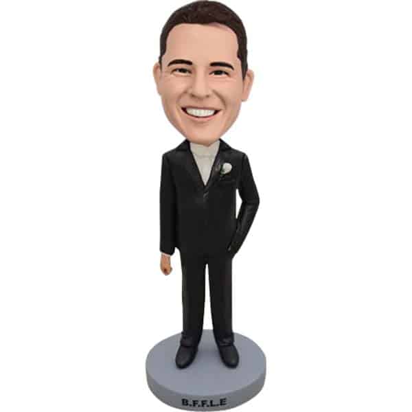 Custom bobblehead for groomsman