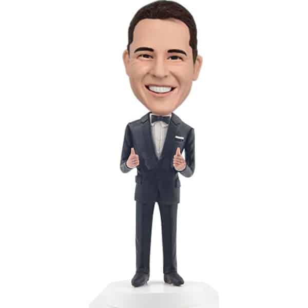 Custom Groomsmen Bobbleheads fast delivery