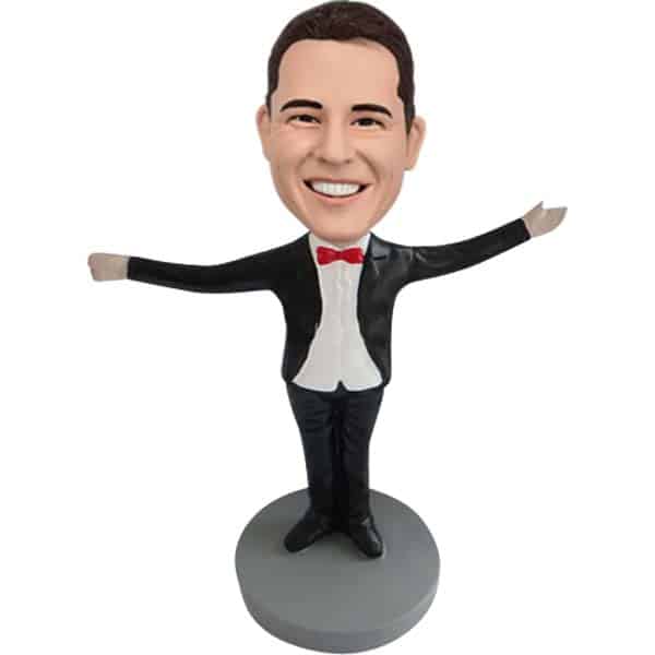 Custom Bobblehead in Tuxedo