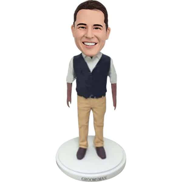 Custom Best and unique groomsmen bobblehead gifts