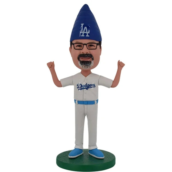 Garden Gnome bobblehead Dodgers Custom