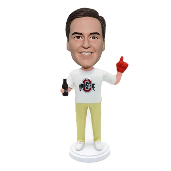 Custom bobblehead NO.1 fan OHIO STATE