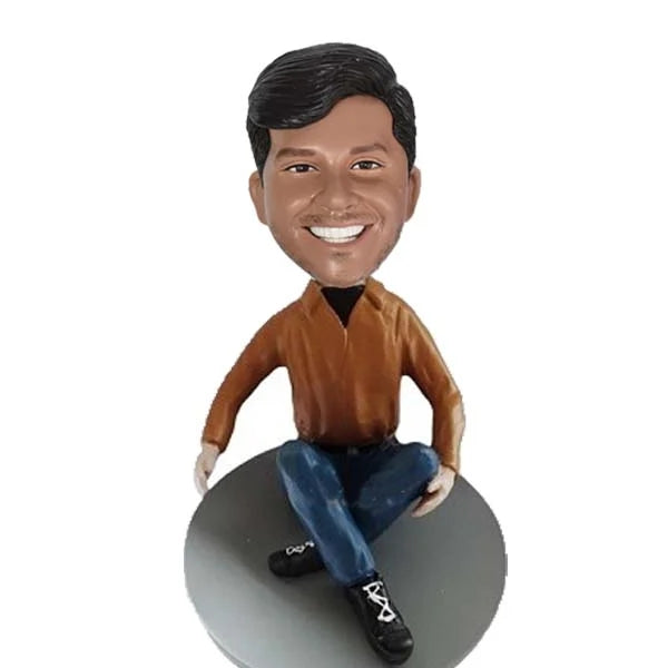 Namaste Indian male Bobblehead Custom