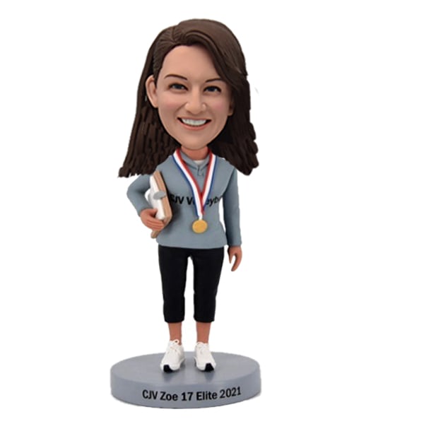 Female Coach bobblehead