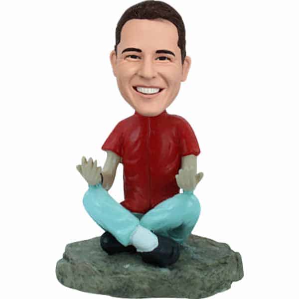 Custom Sitting Yoga Bobble Head