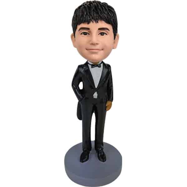 Personalized Bobblehead Kid in Suit