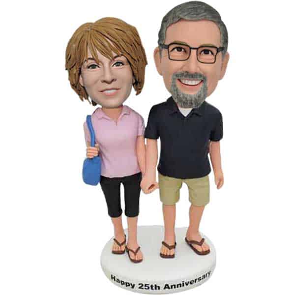 Bobbleheads customized for couple