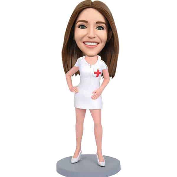 Custom sexy nurse bobbleheads