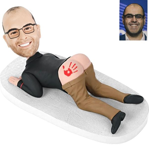 Funny Bobblehead pat ass spank