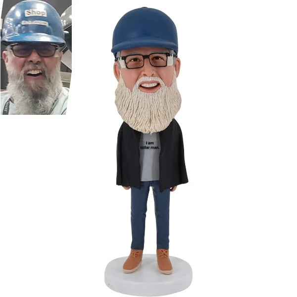 Custom Bobble Head with Big beard