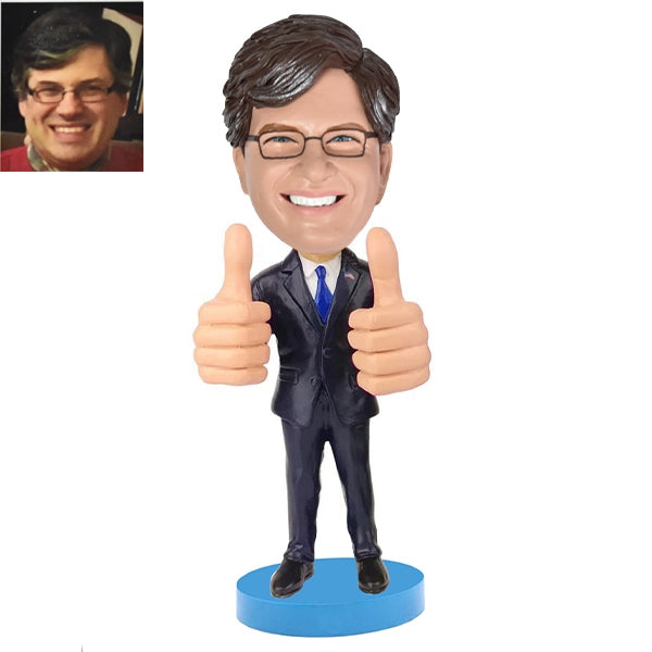 Custom Resin Bobblehead Thumbs Up