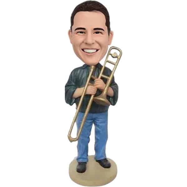 Trombone bobbleheads custom