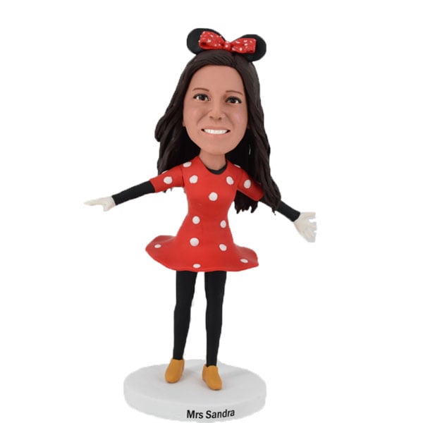 Custom bobblehead Disney Minnie