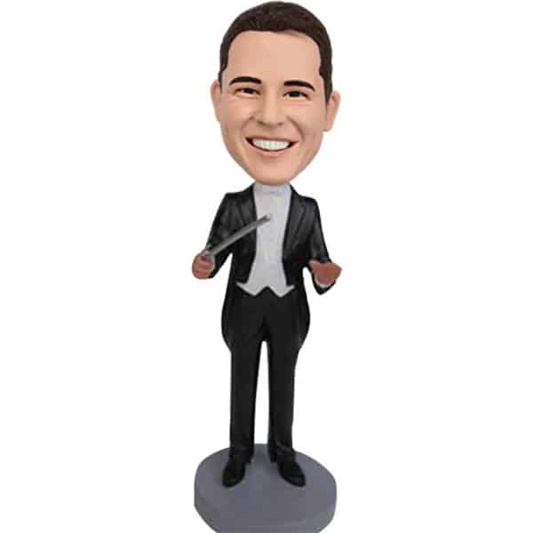 Conductor bobbleheads personalized
