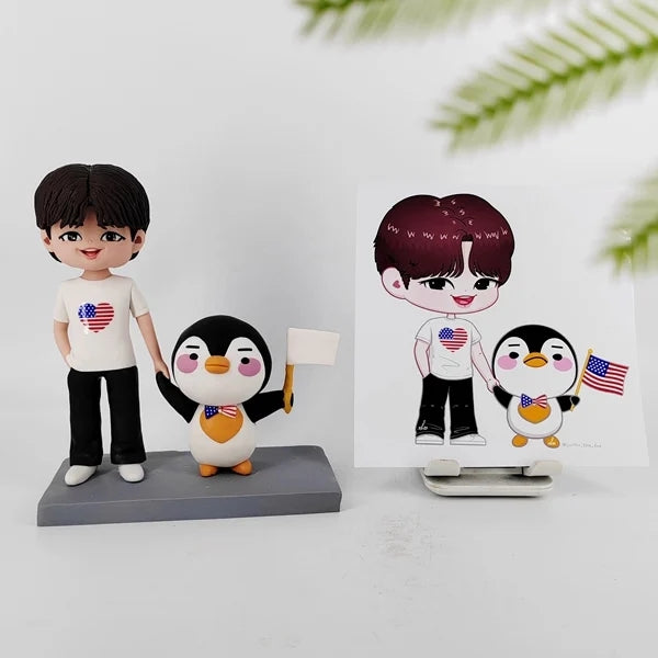 Mascot and Me Custom Bobblehead from Cartoon Picture