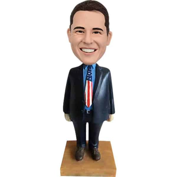 Create a custom bobblehead for Independence Day