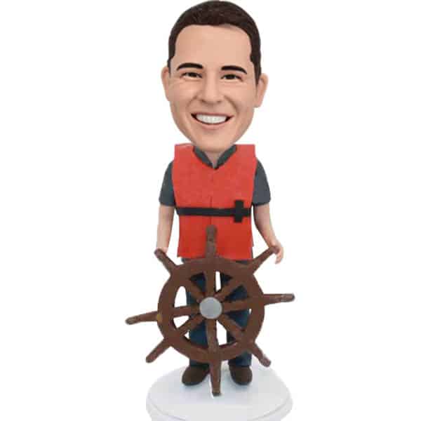 Personalized bobblehead sailor