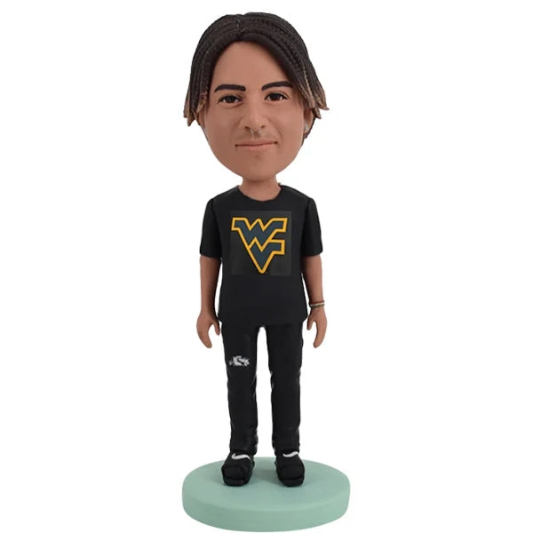 Custom Bobble Head WVU West Virginia University