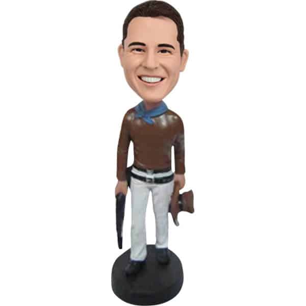 Personalized bobblehead cowboy