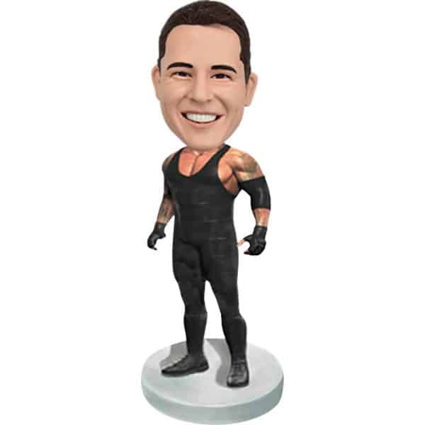 Custom bobblehead for trainer fitness workout