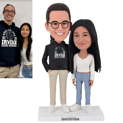 custom couple bobbleheads