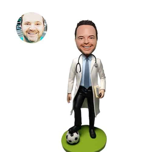 Customize bobblehead for doctor Football fans