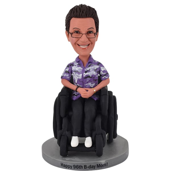 Female Bobble Head in Chair