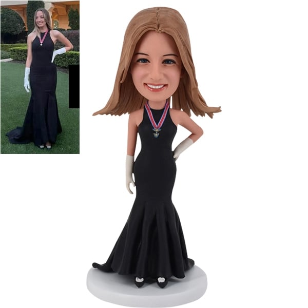 Personalized Bobblehead Gift for Best Friend from Photo