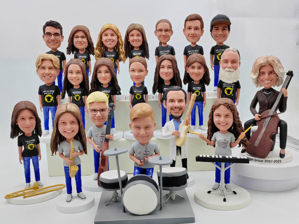 Band Bobblehead Music Acoustic Bulk