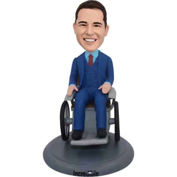 Custom Bobbleheads in wheelchair