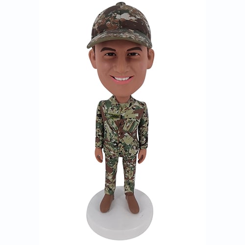 Custom Air Force bobblehead Camo