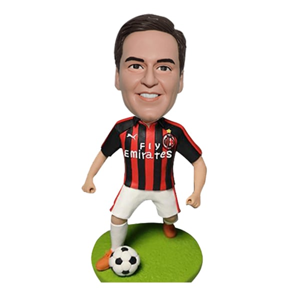 Personalized Emirates Football bobblehead