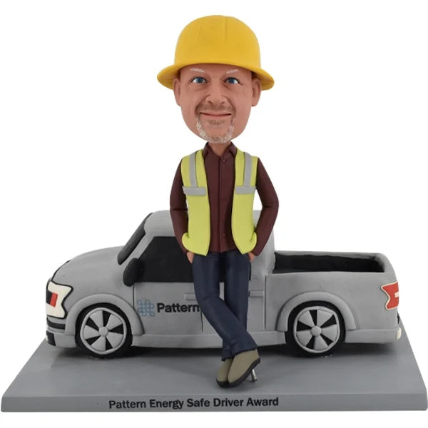 Custom Engineer Bobblehead before Truck