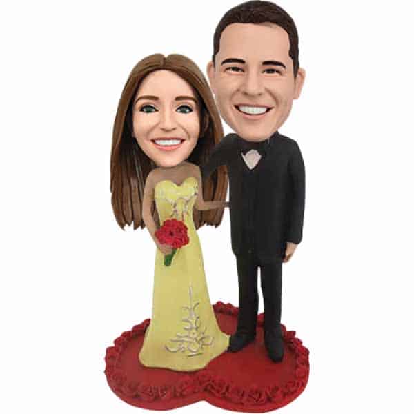 Custom bobbleheads for Valentine's Day