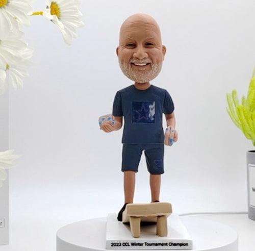 Design cornhole bobblehead custom