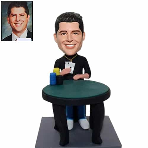 Personalized gambling bobblehead fast delivery