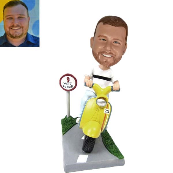 Bobblehead Custom on Scooter