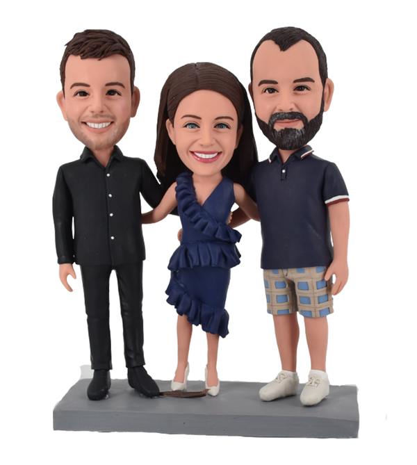 Parents and Son Bobbleheads