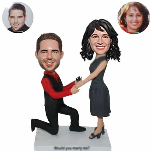 Customized your proposal bobbleheads