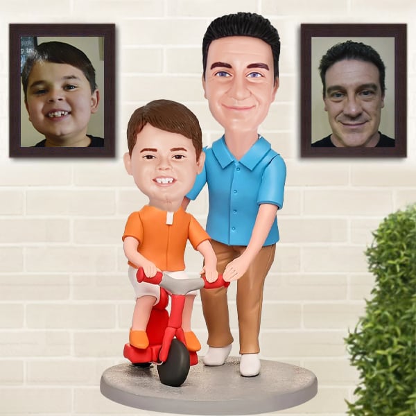 Personalized Bobblehead Father and Son