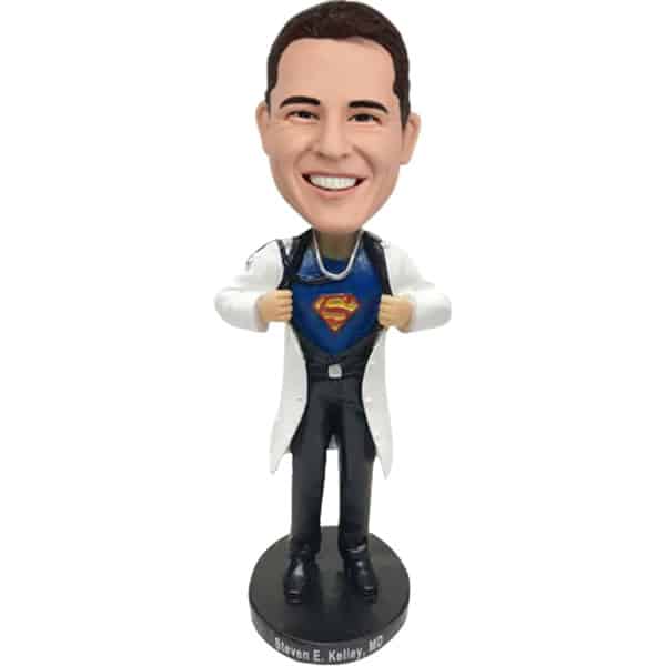 Custom bobblehead superman doctor