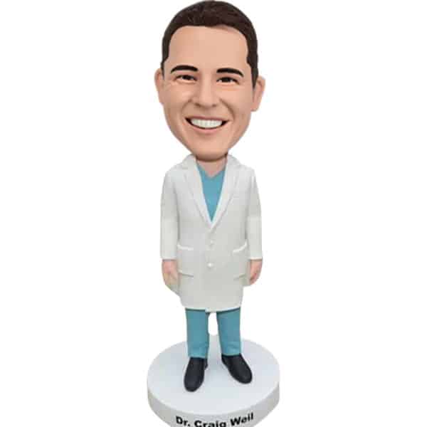 Personalized doctor physician bobblehead