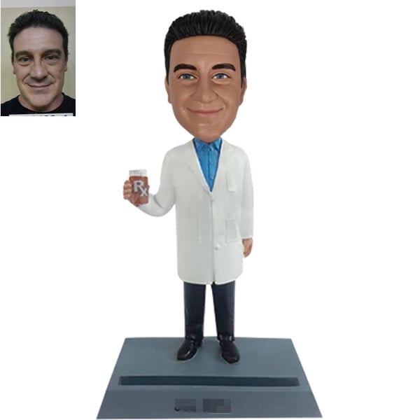 Doctor Bobblehead Card Holder