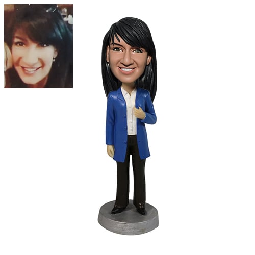 Bobble heads with real face