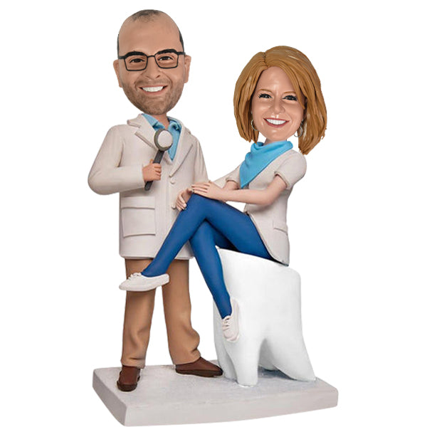 Dentist Couple Bobblehead