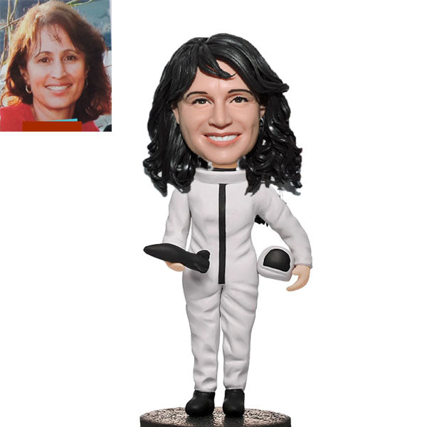 Female astronaut bobbleheads