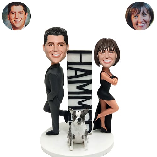 Custom Mr & Mrs Smith Bobbleheads