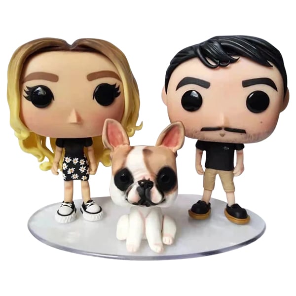 Couple Custom Funko Pops Bobblehead Figure